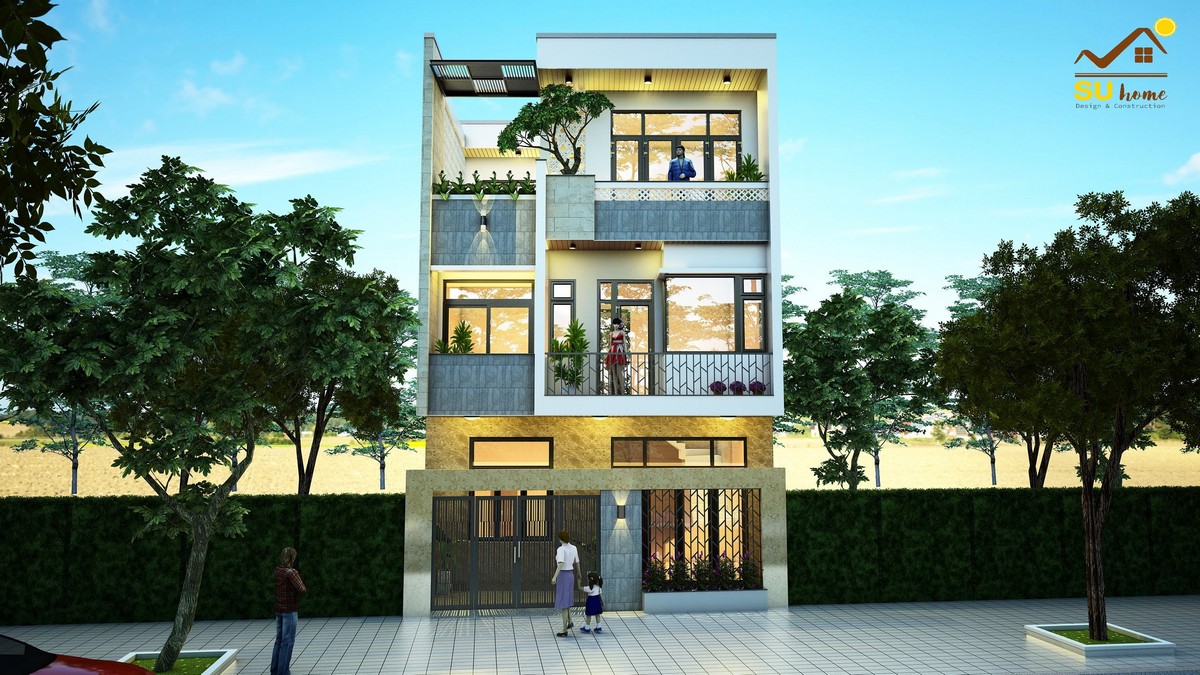 Nhà phố anh Hiến – 03 tầng